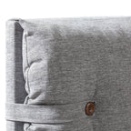 Κρεβάτι με Κεφαλάρι και Αποθηκευτικό Χώρο Hauz Pandora 180X200 Keten 44 Stone